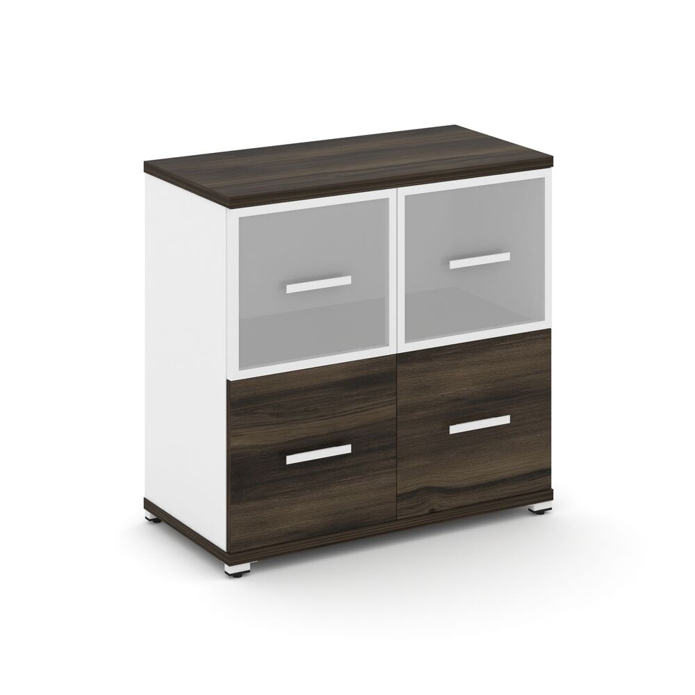 Шкаф одна широкая секция, 2 ниши