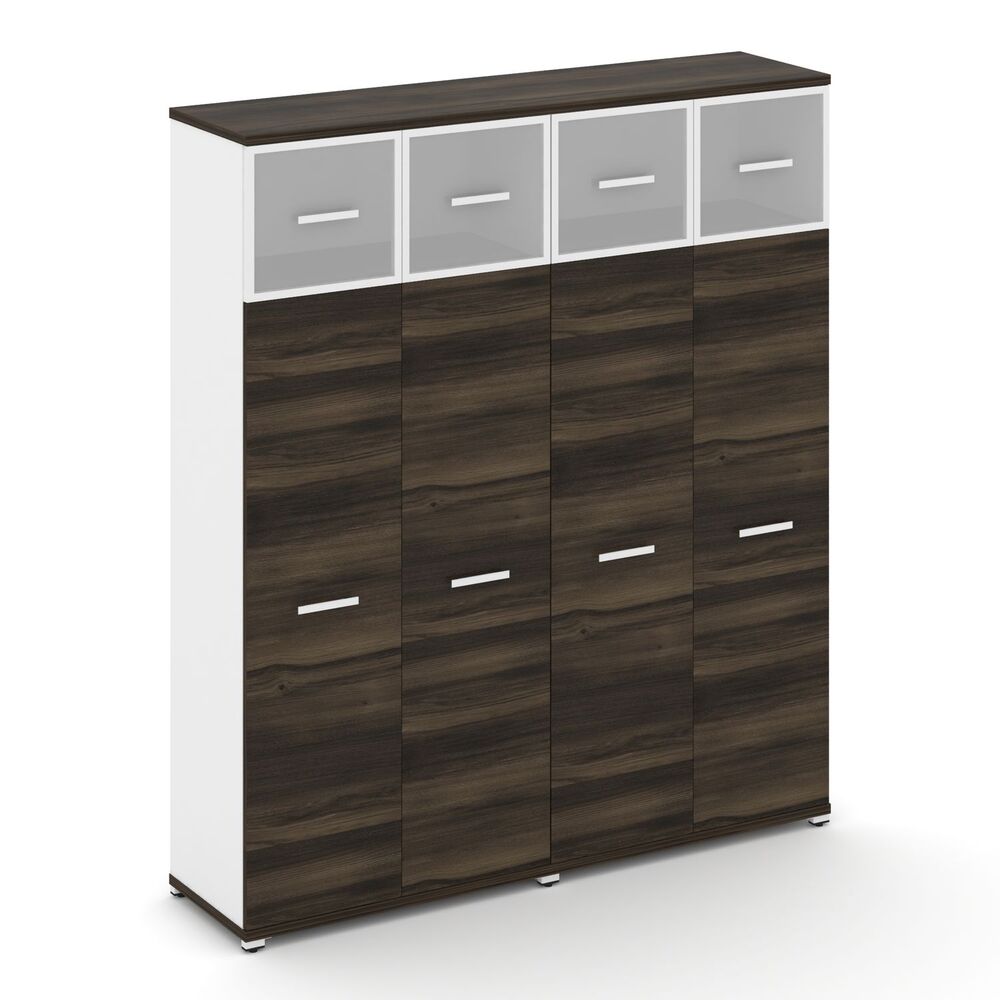 Шкаф две широкие секции, 5 ниш