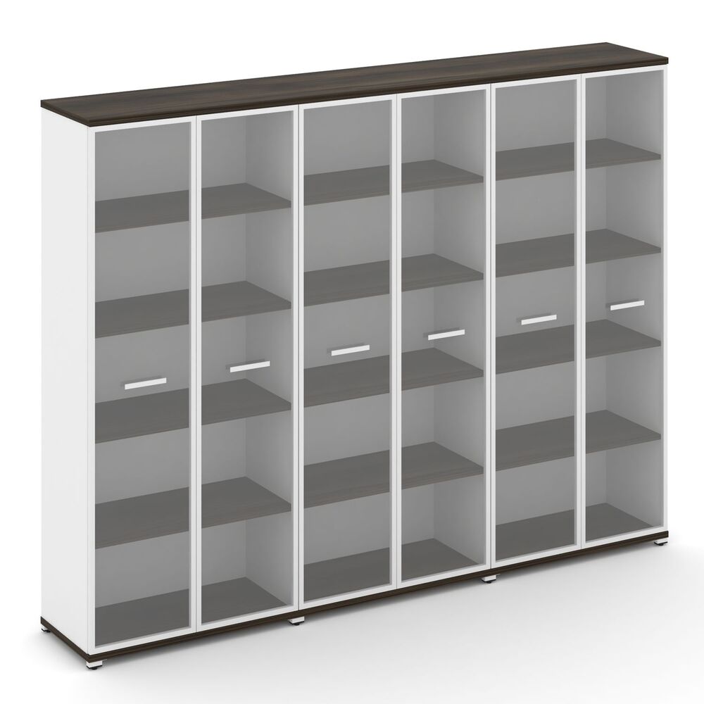 Шкаф три широкие секции, 5 ниш