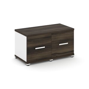 Шкаф две узкие секции, 1 ниша