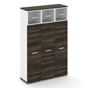 Шкаф три узкие секции, 5 ниш