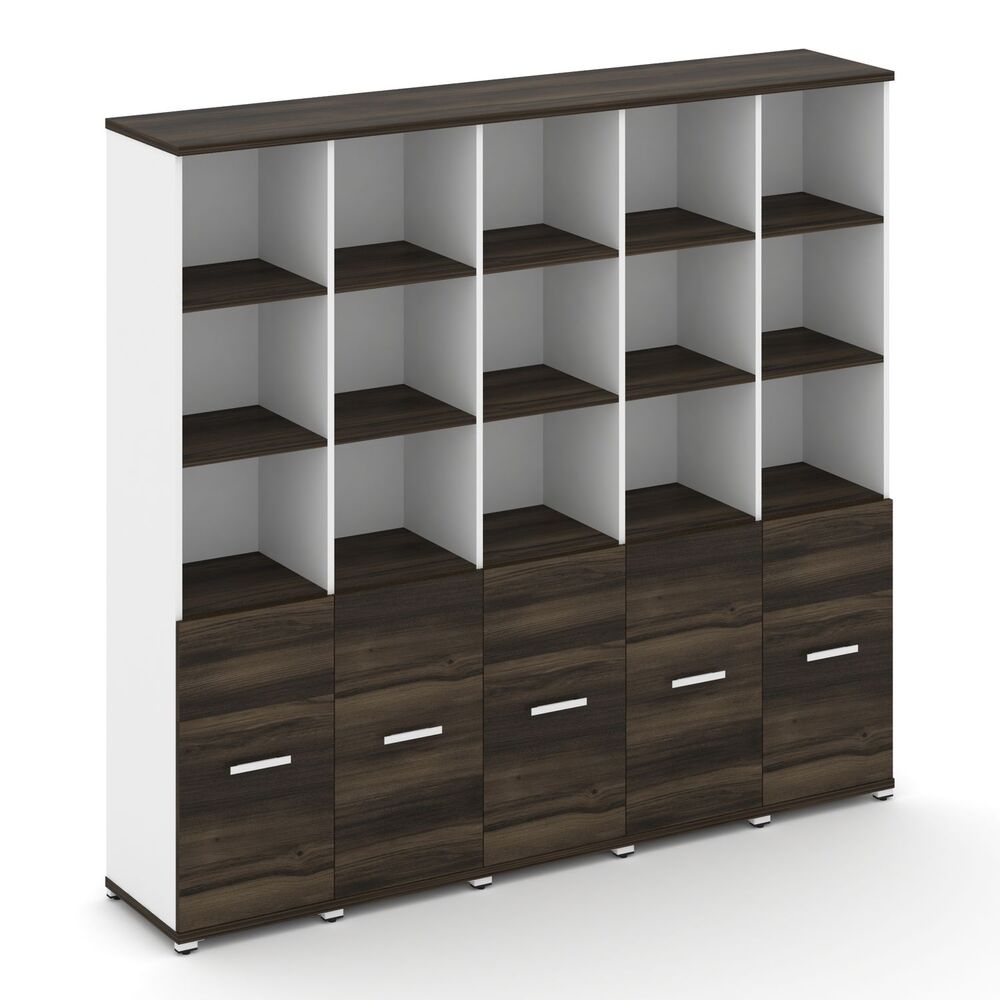 Шкаф пять узких секций, 5 ниш