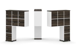 Надставка высокая + (Задняя стенка 8 шт) + (Распашной фасад - 8 шт)