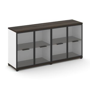 Шкаф две широкие секции, 2 ниши