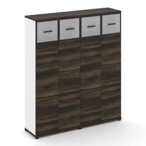 Шкаф две широкие секции, 5 ниш