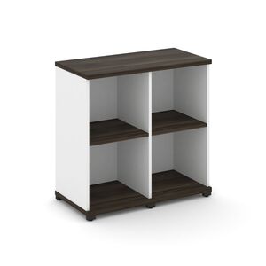 Стеллаж две узкие секции, 2 ниши