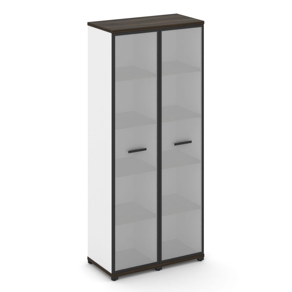 Шкаф две узкие секции, 5 ниш