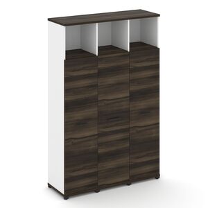 Шкаф три узкие секции, 5 ниш