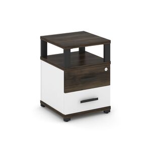 Тумба приставная 2 ящика с надставкой