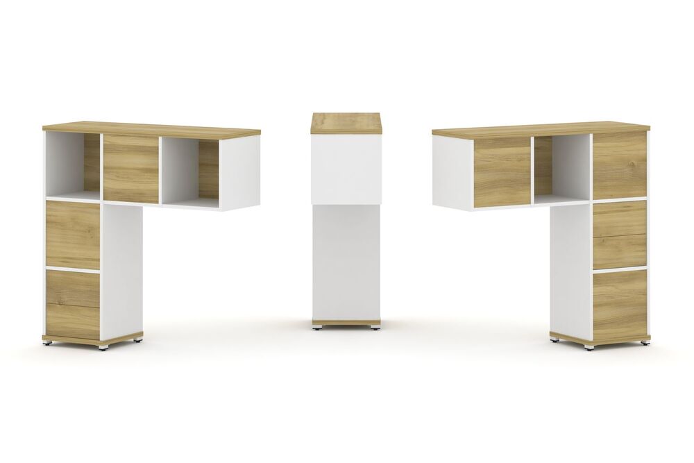 Надставка низкая + (Задняя стенка - 5 шт) + (Блок 2 ящика - 2 шт)