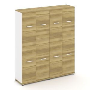 Шкаф две широкие секции, 5 ниш