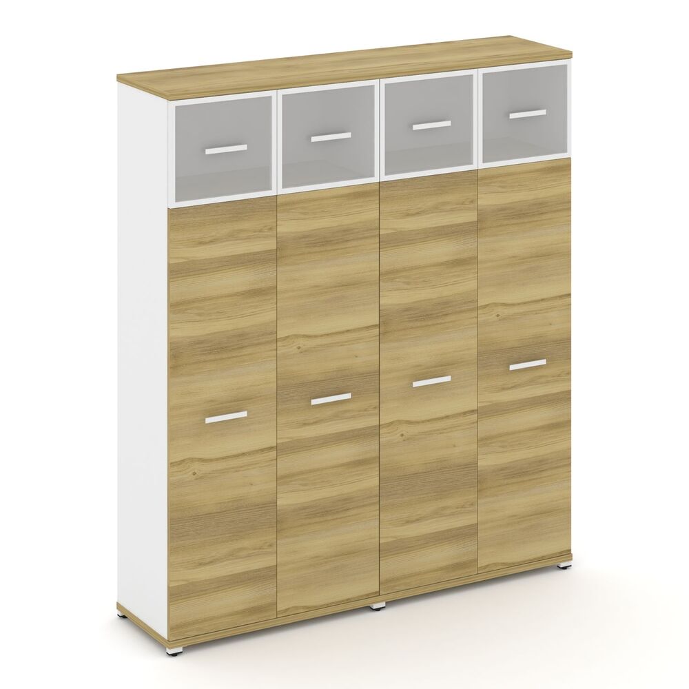 Шкаф две широкие секции, 5 ниш