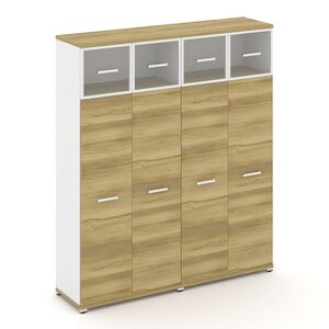 Шкаф две широкие секции, 5 ниш