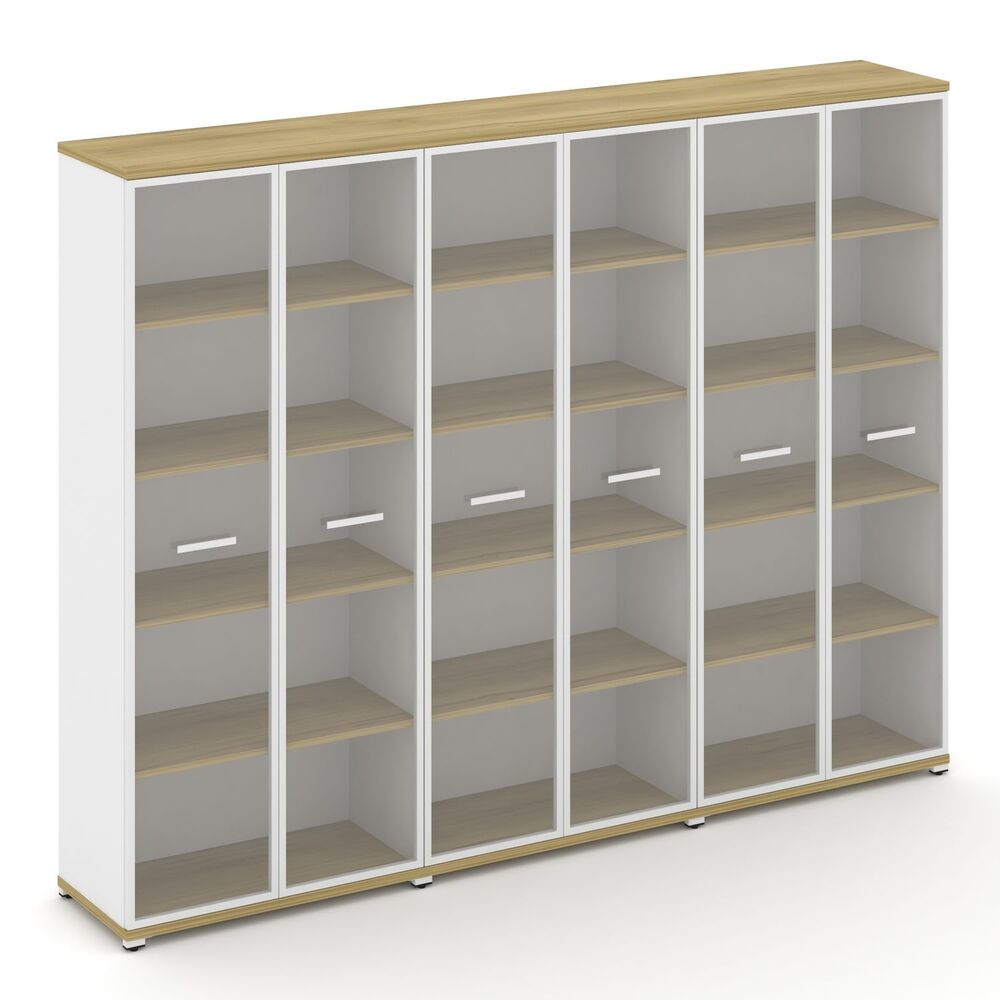 Шкаф три широкие секции, 5 ниш