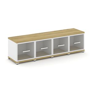 Шкаф четыре узкие секции, 1 ниша