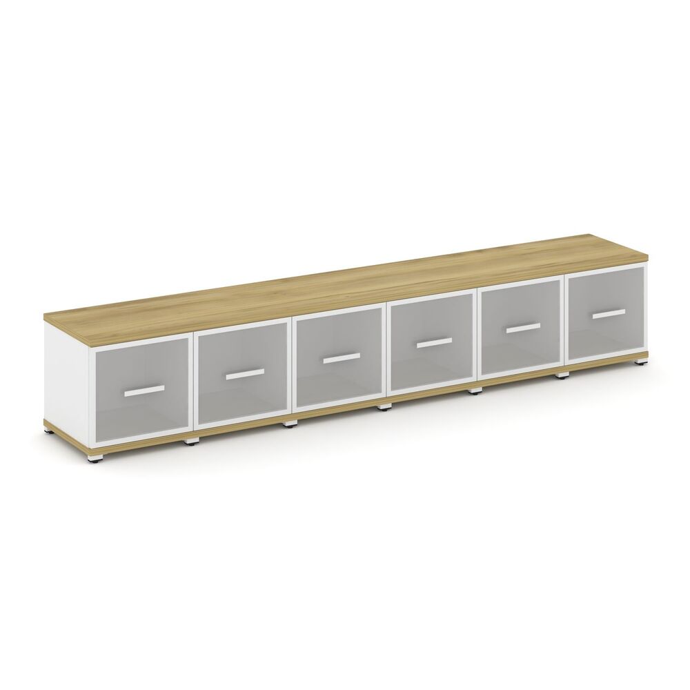 Шкаф шесть узких секций, 1 ниша