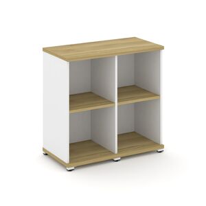 Стеллаж две узкие секции, 2 ниши