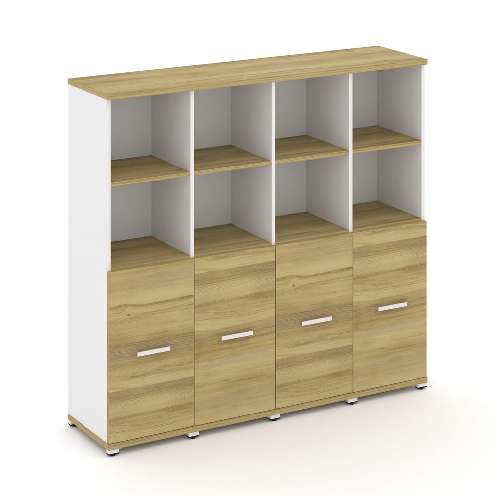 Шкаф четыре узкие секции, 4 ниши