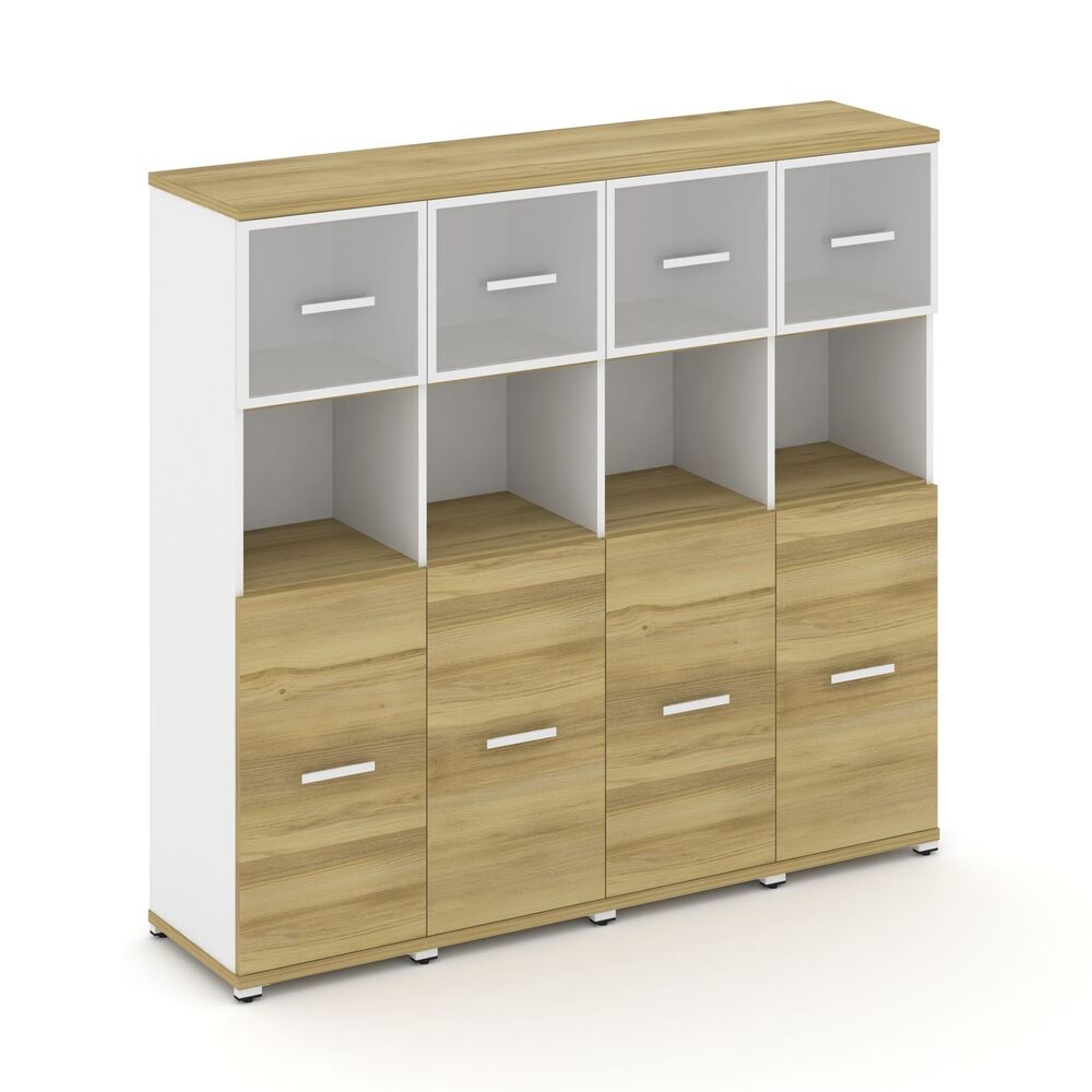 Шкаф четыре узкие секции, 4 ниши