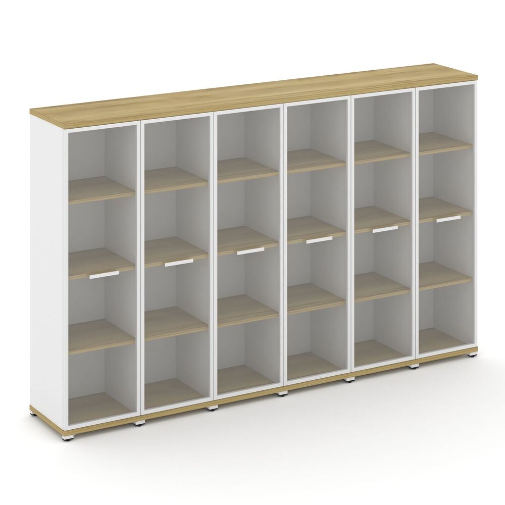 Шкаф шесть узких секций, 4 ниши