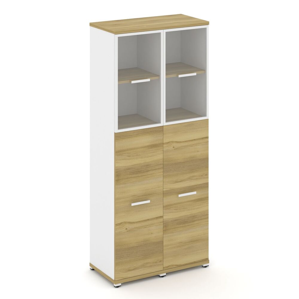 Шкаф две узкие секции, 5 ниш