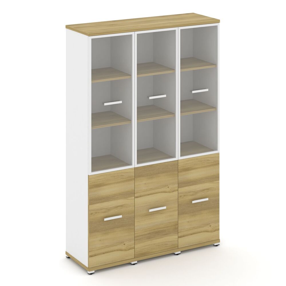 Шкаф три узкие секции, 5 ниш