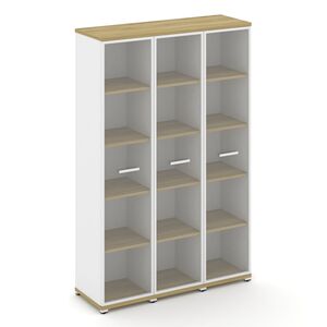 Шкаф три узкие секции, 5 ниш