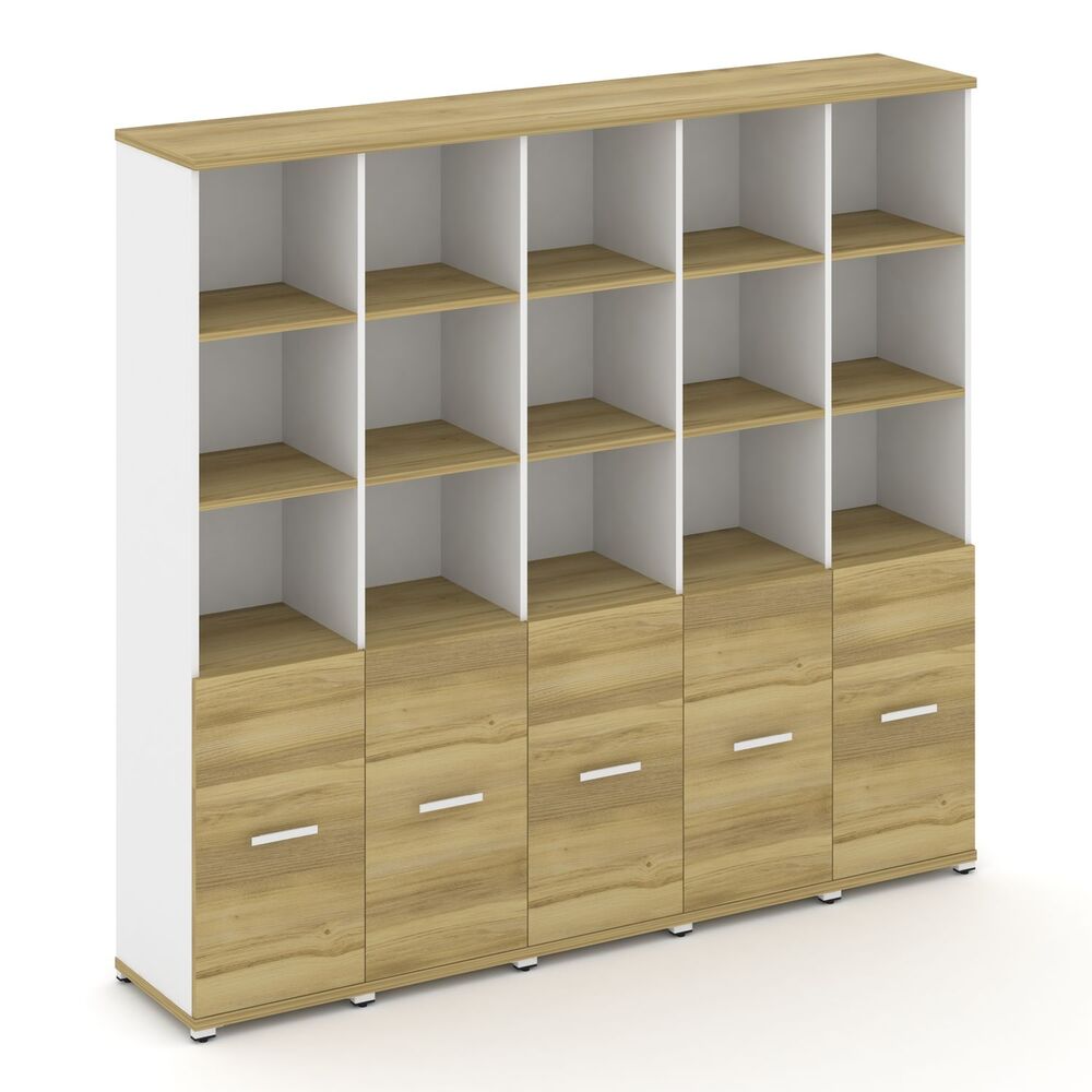 Шкаф пять узких секций, 5 ниш