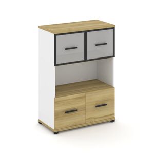 Шкаф одна широкая секция, 3 ниши