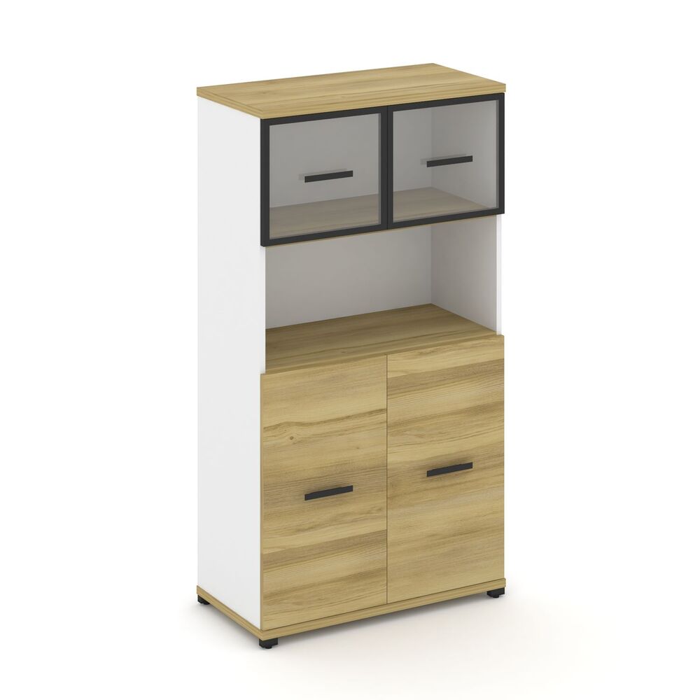 Шкаф одна широкая секция, 4 ниши