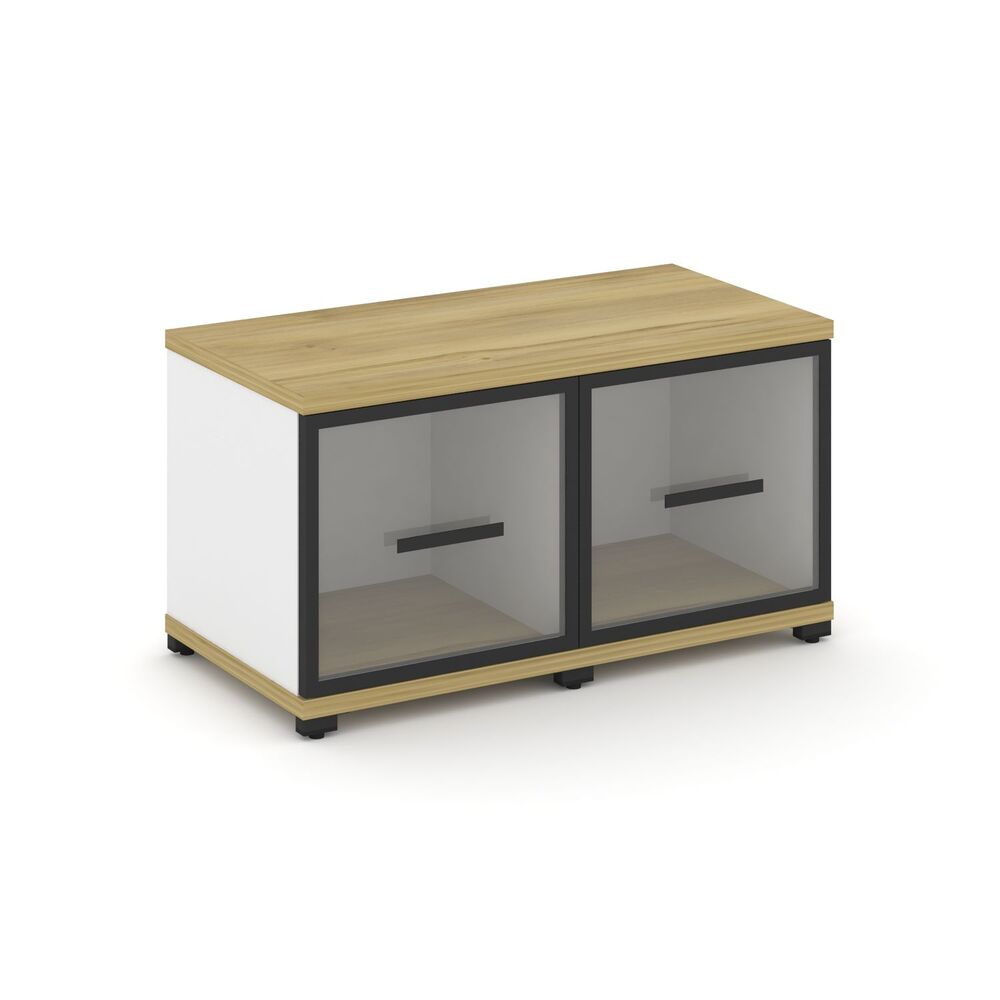 Шкаф две узкие секции, 1 ниша