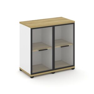 Шкаф две узкие секции, 2 ниши