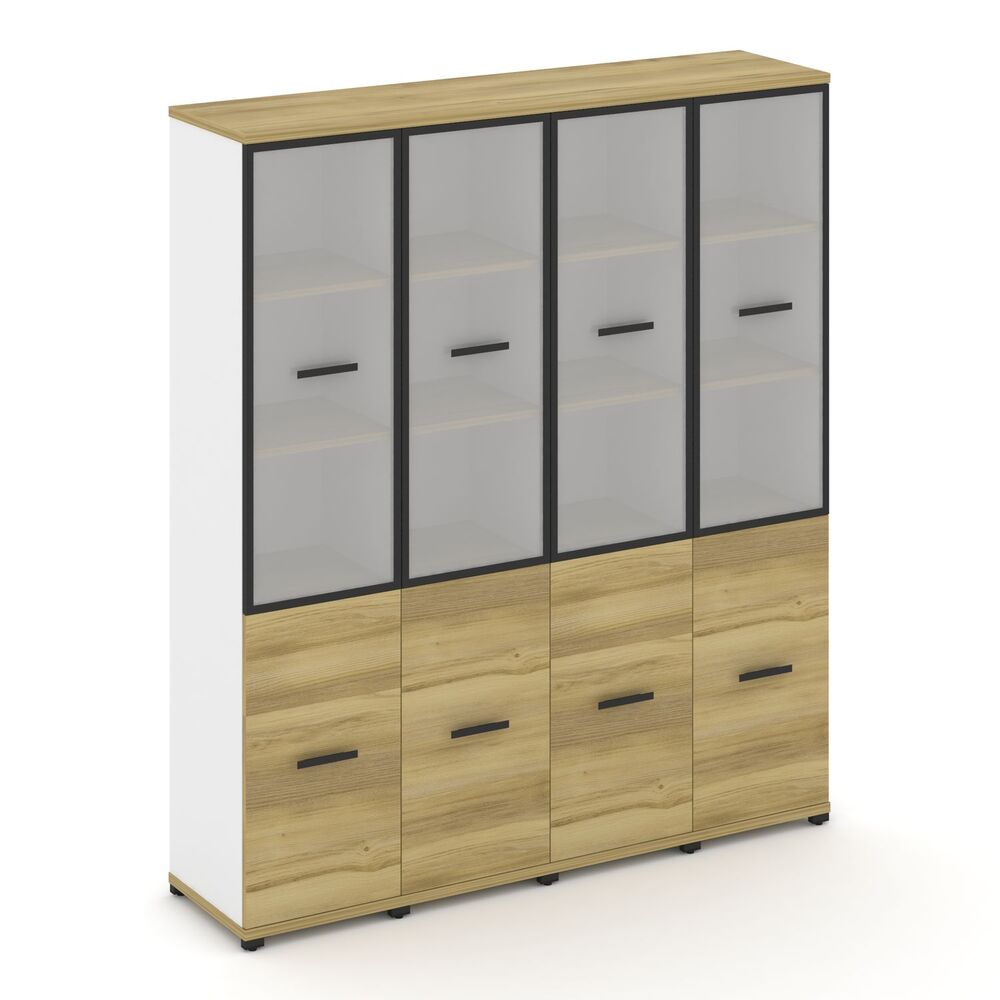 Шкаф четыре узкие секции, 5 ниш