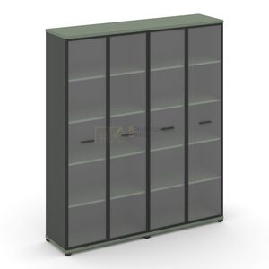 Шкаф две широкие секции, 5 ниш