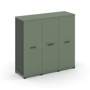 Шкаф три узкие секции, 3 ниши