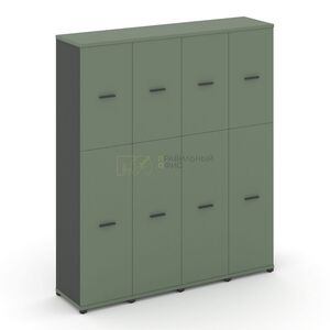 Шкаф четыре узкие секции, 5 ниш