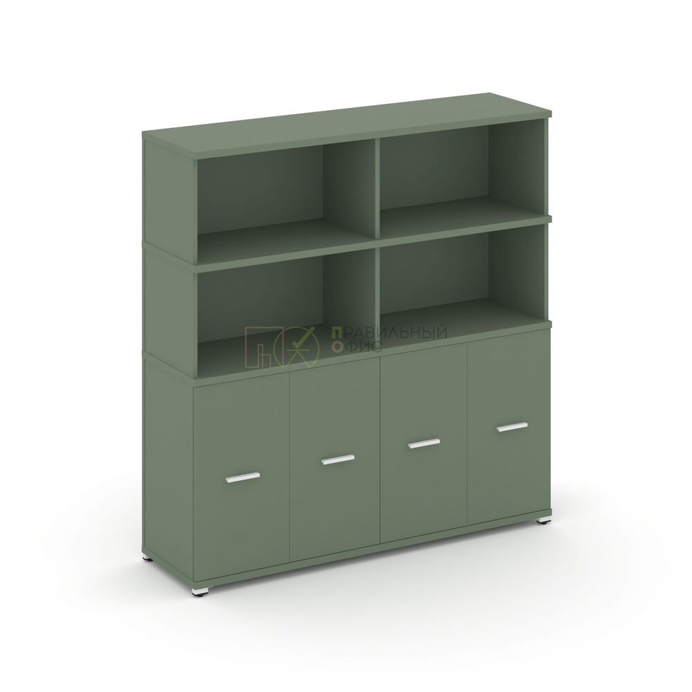 Шкаф распашной опорный/приставной с надставкой высокой