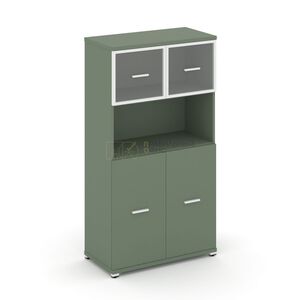 Шкаф одна широкая секция, 4 ниши