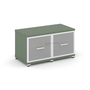 Шкаф две узкие секции, 1 ниша