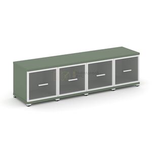 Шкаф четыре узкие секции, 1 ниша