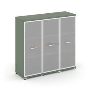 Шкаф три узкие секции, 3 ниши