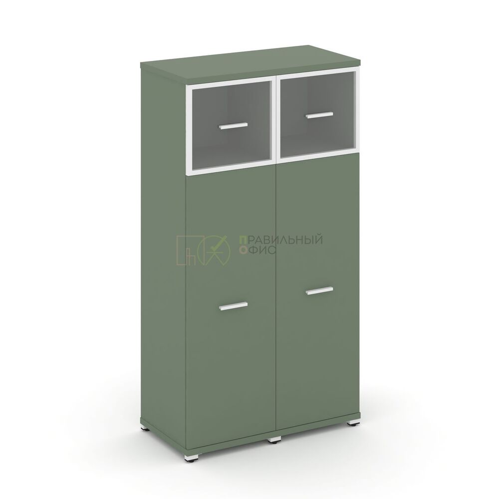 Шкаф две узкие секции, 4 ниши