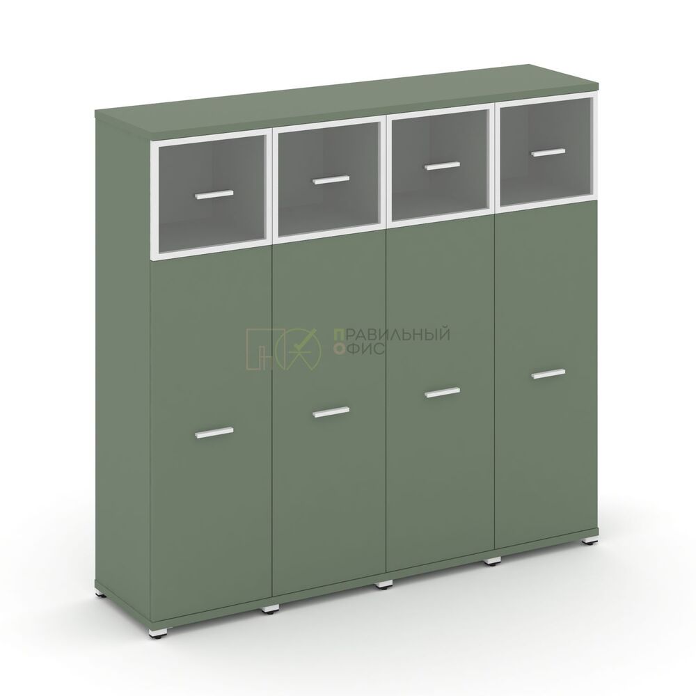 Шкаф четыре узкие секции, 4 ниши