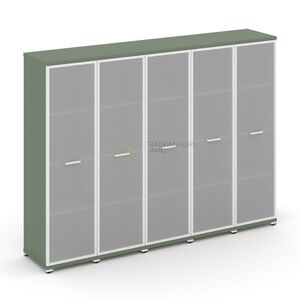 Шкаф пять узких секций, 4 ниши