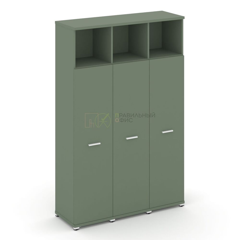 Шкаф три узкие секции, 5 ниш