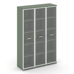 Шкаф три узкие секции, 5 ниш