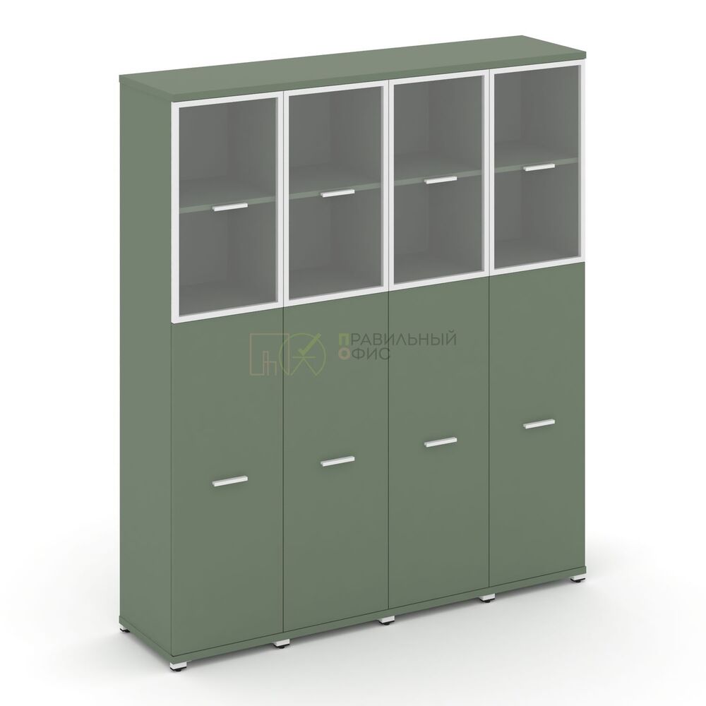 Шкаф четыре узкие секции, 5 ниш