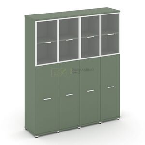 Шкаф четыре узкие секции, 5 ниш