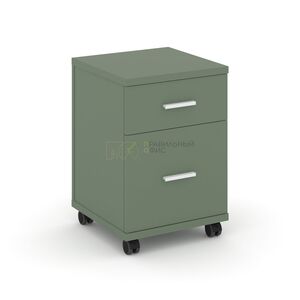 Тумба мобильная 1 ящик + 1 распашной фасад