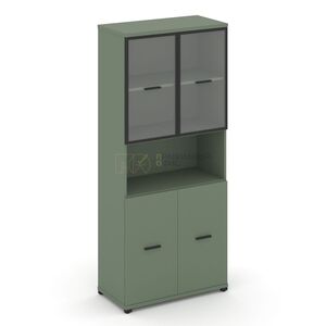 Шкаф одна широкая секция, 5 ниш